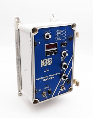 BTG MEK-2000 Consistency Transmitter Konsistenzmessgerät ohne Deckel -used/Attn-