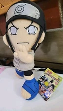 **RARE** 2005 BANPRESTO Naruto NEJI HYUGA Anime Plush PIERROT Stuffed Toy (NWT)