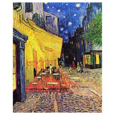 Leinwanddruck - Terrasse Del Caffè La Sera - Vincent Van Gogh - Leinwandbild,
