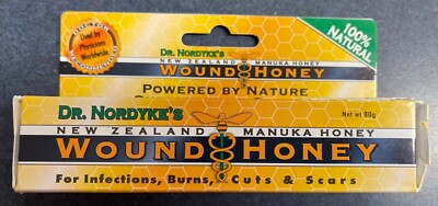 Dr. Nordykes Wound Honey, New Zealand Manuka Honey, Infection, Burns, Cuts, Scar