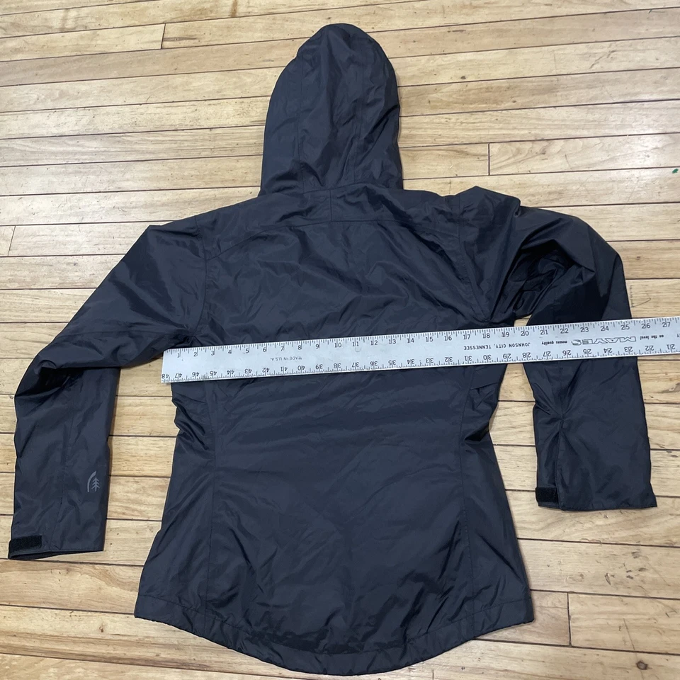 Sierra Designs XS Chaqueta Pequeña Cortavientos Impermeable Con Capucha Negro Ligero 38" Foto 4 de 4