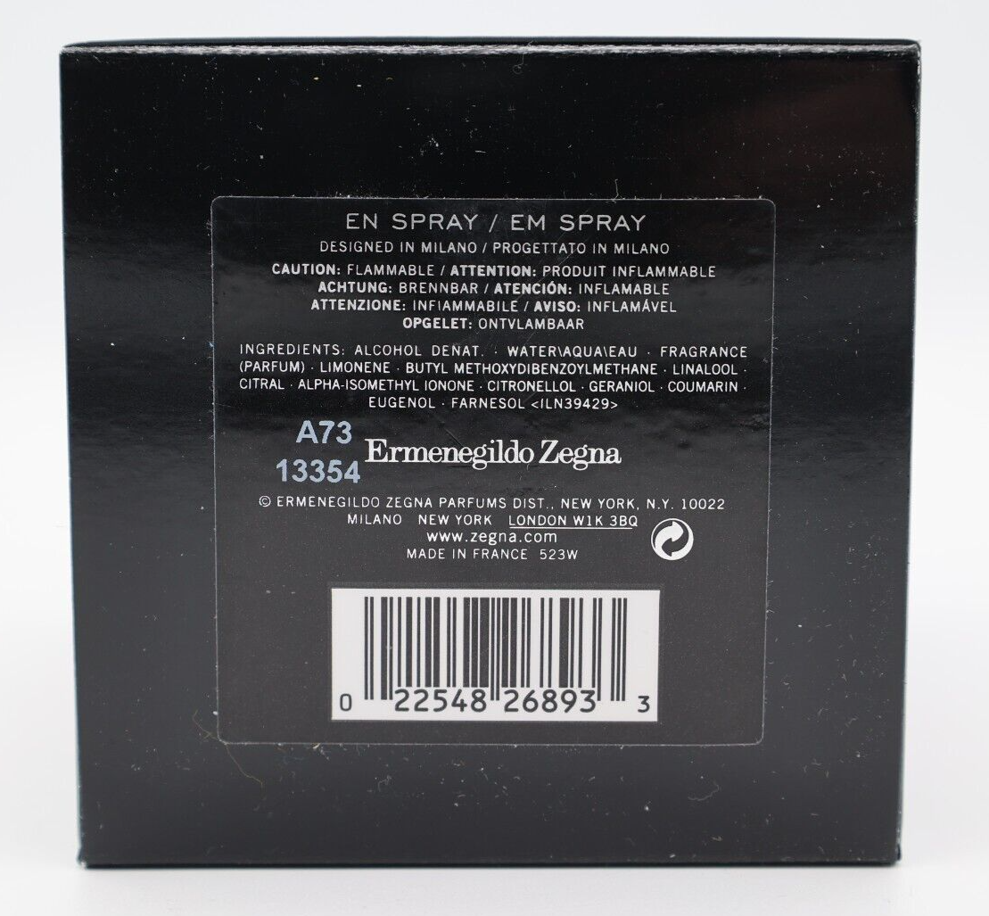 Ermenegildo Zegna Italian Bergamot 125ml / 4.2 oz 2013 Batch