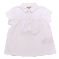 2099AL polo bimba girl BURBERRY kids cotton polo white