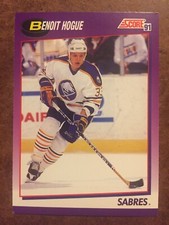 Benoit Hogue 134 Score 1991 NHL Hockey Trading Card