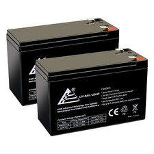 2 Pack: 12V 8Ah SLA Rechargeable Battery Replacement for BB SH1228W