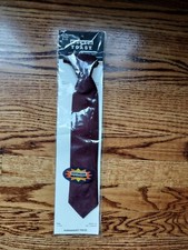 French Toast Red Maroon Neck Tie school uniform, clip adjustable