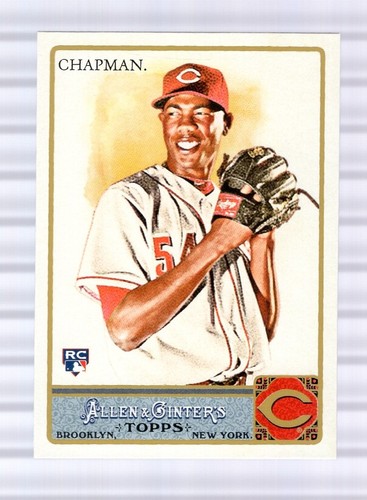 Aroldis Chapman #5 2011 Topps Allen & Ginter card