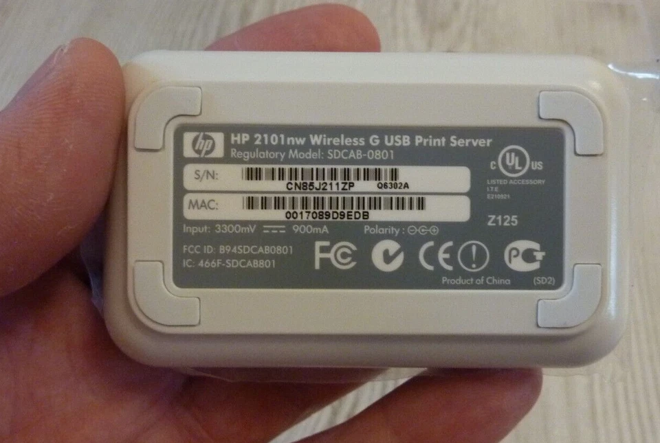 HP Wireless G USB Print Server 2101nw - Image 4 of 4