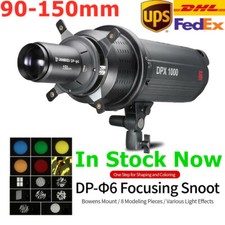 JINBEI DP- 6 90-150mm Lens Flash Light Concentrator Conical Snoot 5 Color Filter