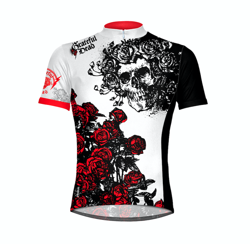 Grateful Dead Skull Roses Men's Sport Cut Cycling Jersey UK