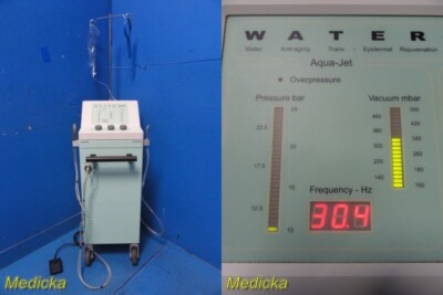 Medicamat S.A. Water Beam Microdermabrasion Sys W/ FootPedal & Handpieces ~35762