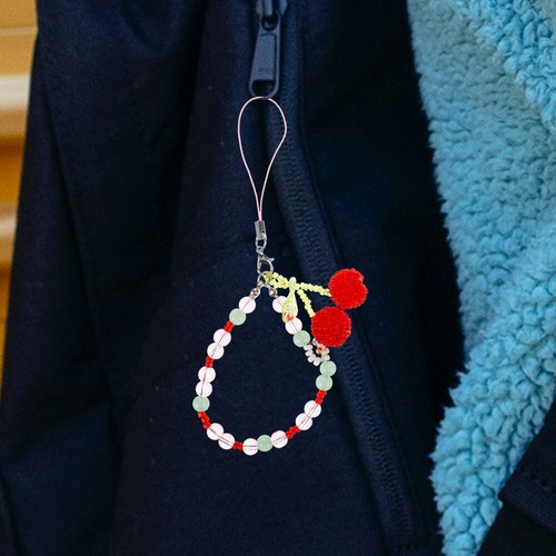 2 Pcs Phone Lanyard Beaded Charms Strap Cell Chain - 第 5/12 張圖片