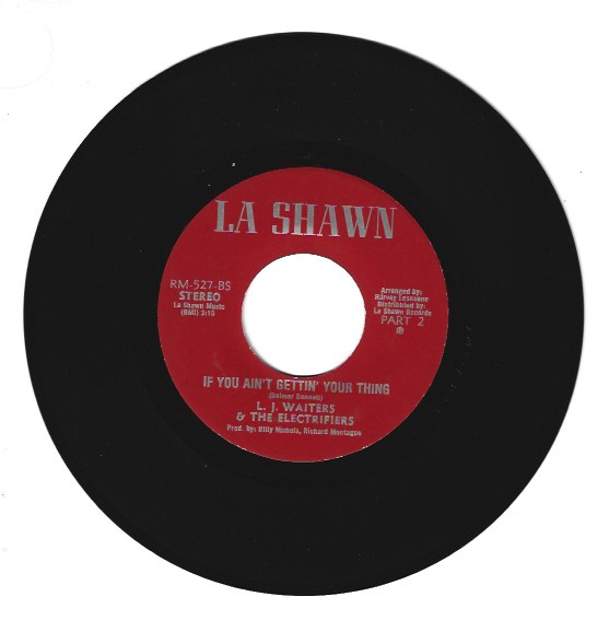 FUNK 45 RPM - L.J.WAITERS ON LAS SHAWN RECORDS 