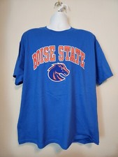 Boise State Broncos NCAA Standard Cotton Blue Tee Shirt Size L