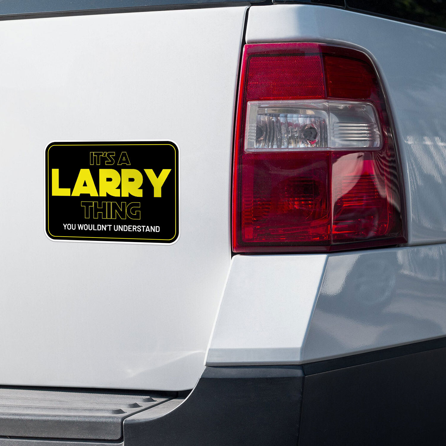 Sticker For Larry Larry Name Funny Slogan Sticker Vinyl Car Bumper Decal | eBay