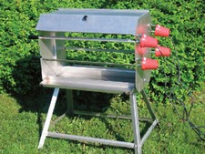 Mutzbratengrill 4XXL Hähnchengrill Holzgrill Grillgerät Elektromotoren Grill