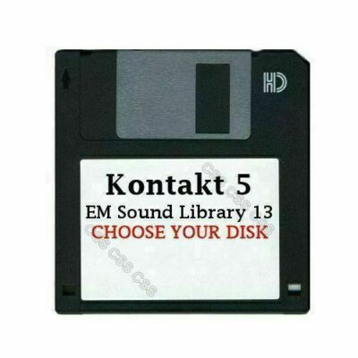 Kontakt Version 5 Floppy Disk EM Sound Library 13 Choose Your Disk