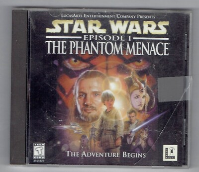 Star Wars Episode 1 The Phantom Menace PC Game Lucas Arts