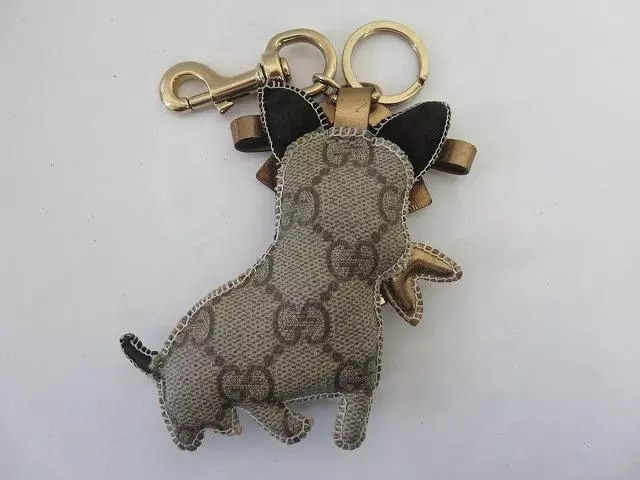 Louis Vuitton French Bulldog keychain/bag charm