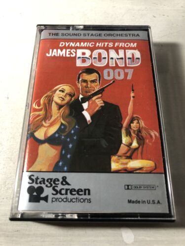 Casete de música de orquesta de escenario de sonido - temas de James Bond (1983) SSC x712 - Imagen 1 de 3