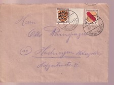 Franz.Zone/Allg.Ausg.Mi. 3,4, Rottweil/Geb&uuml;hr bezahlt, 8.2.46