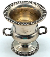Vintage Sterling Silver 1940’s Urn / Loving Cup Toothpick Holder M FRED HIRSCH