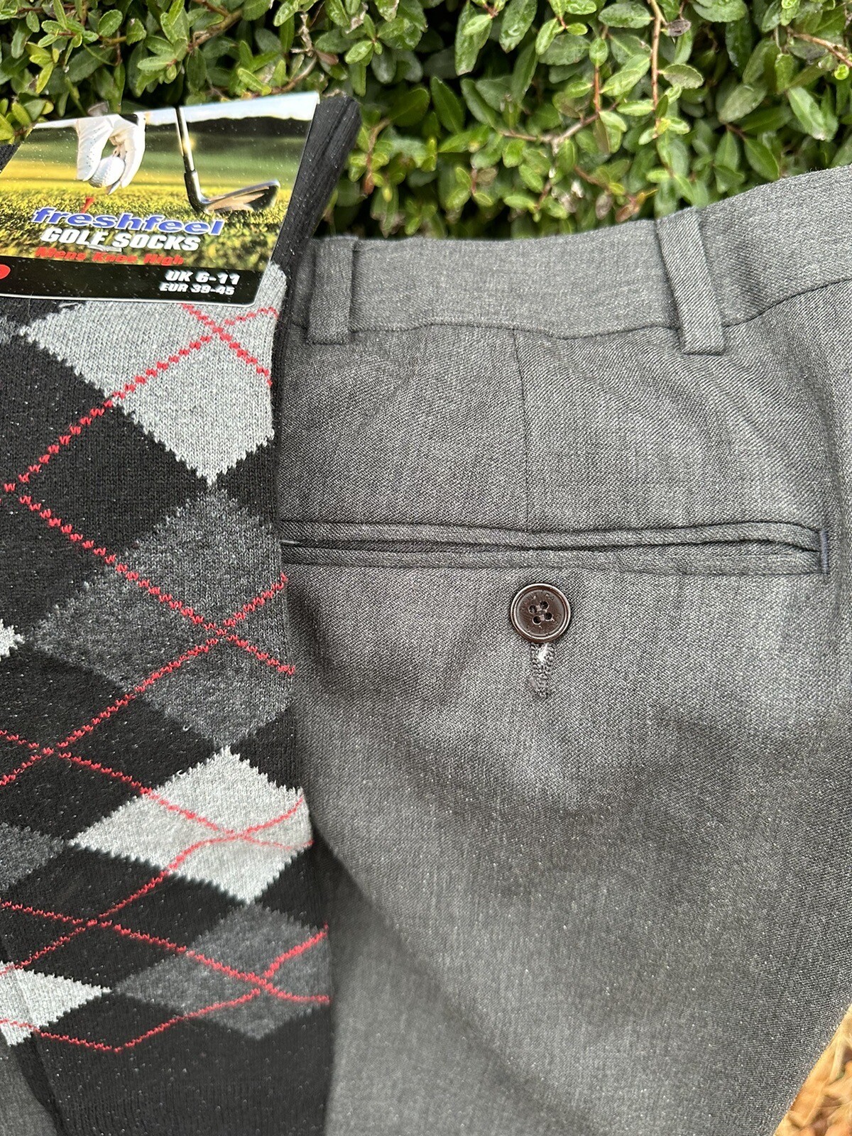 Golf knickers 40 NAUTICA! SUPER 100’s! NEW Argyle Knicker Socks! NICE