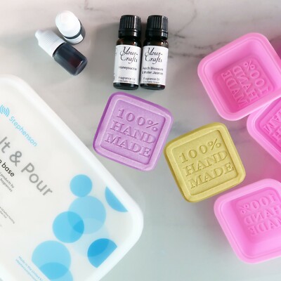 Easy Soap Making Kit - Schmelzen & Gießen mit Düften Farbe & Formen