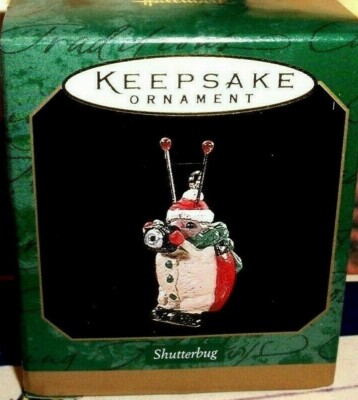 Shutterbug`1997`Miniature-Ladybug Taking Holiday Pictures,Hallmark Ornament- NEW