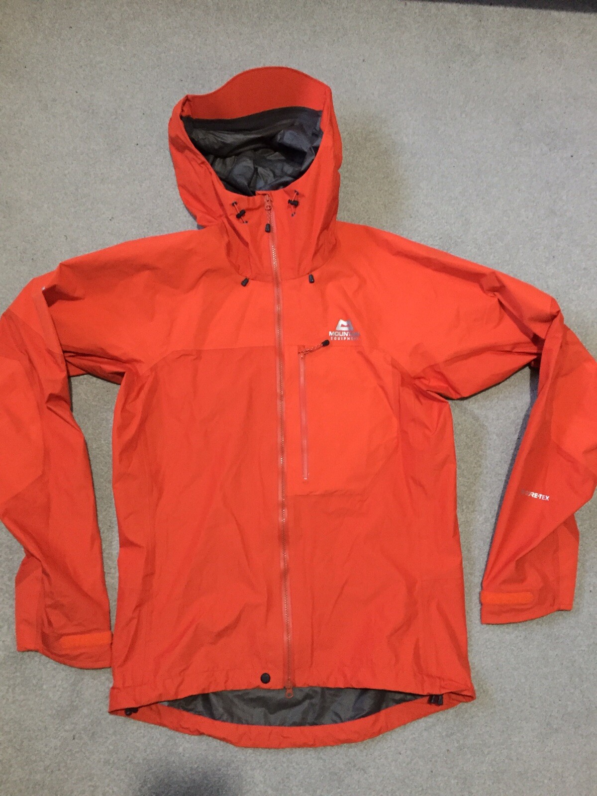 mountain equipment tupilak jacket cardinal orange