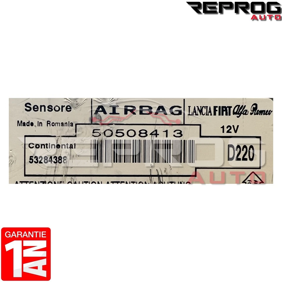 ALFA ROMEO MITO 50508413 53284388 CONTINENTAL VIRGIN AIRBAG CALCULATOR - Image 2 of 2