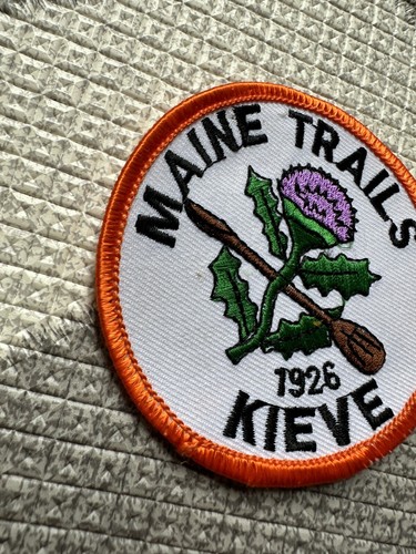 Main Trails Kieve Patch 1926 New Rowing Hiking Travel - Picture 3 of 5