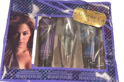 Beyonce Pulse 3Pc Gift Set EDP 1fl Oz Body Milk 2.5 Fl Oz Shower 2.5fl Oz