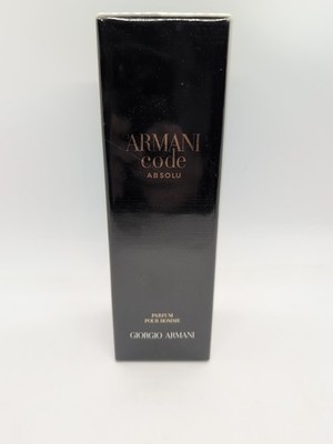 Giorgio Armani Code Absolu Parfum Pour Homme 3.7 oz 110 ml Men Perfume Spray