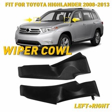 2x Windshield Wiper Cowl Extension Deflector For 2008-2013 Toyota Highlander