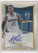 2012-13 Panini Select Silver Prizm 152/199 Austin Rivers #278 Rookie Auto RC 9c6