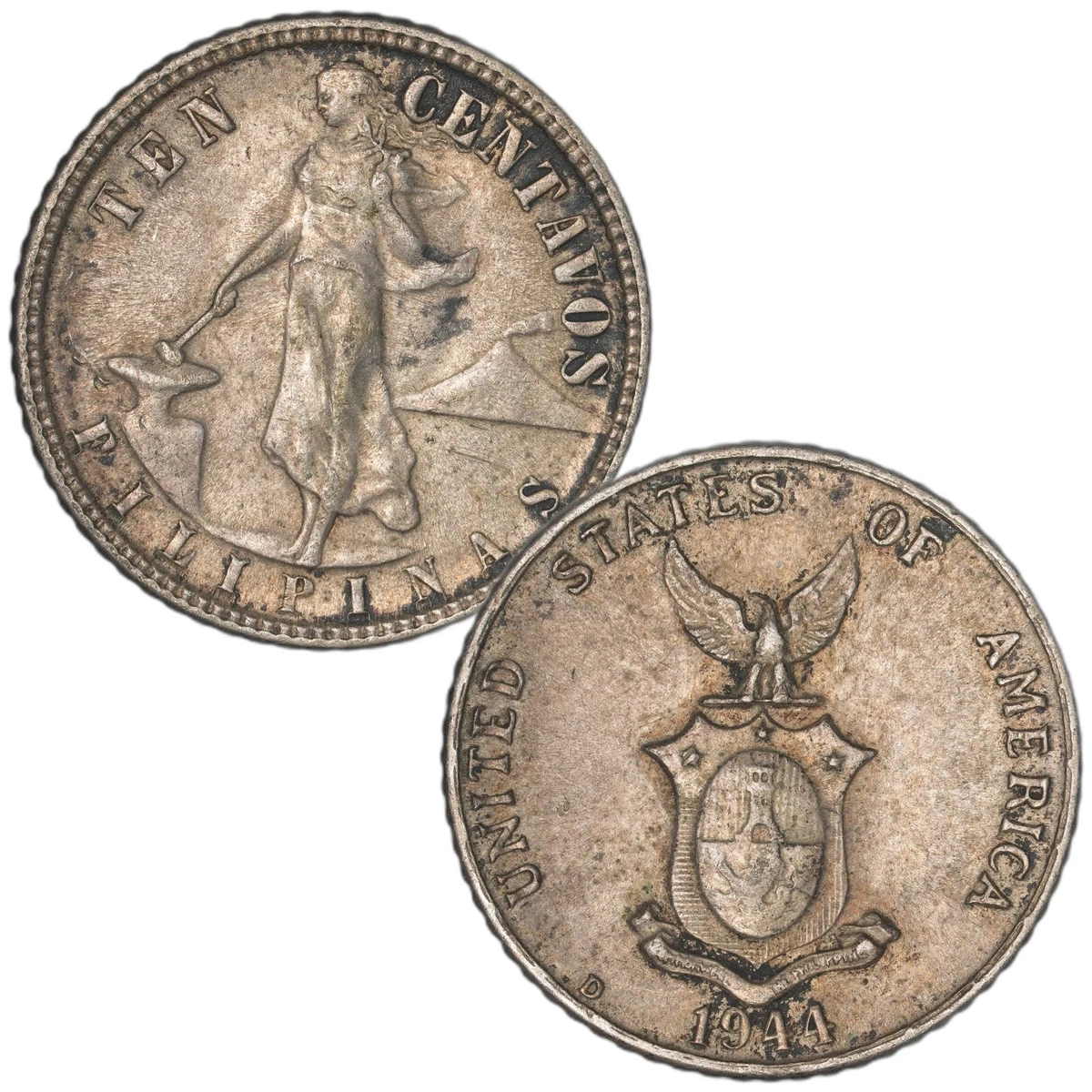 1944年フィリピン銀貨　20センタボスと10センタボスセット　未使用 25+ 1944 Year Philippine Coins for sale | Updated Oct 2026