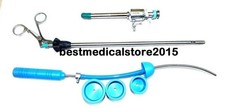 Laparoscopy 10mm Biopsy Grasper Marwa Uterine manipulator & 5mm Trocar ADDLER
