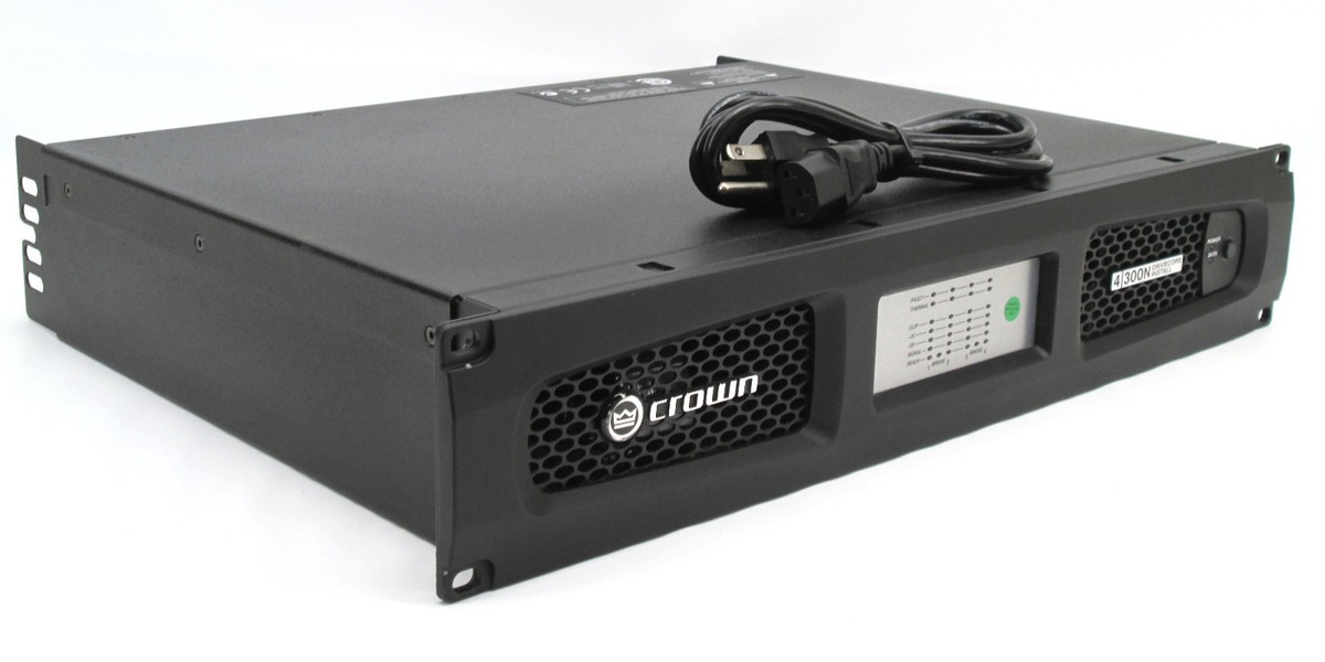 Crown DCI 4|300N DriveCore Install 4-Ch Amplifier Blu Link Network