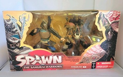 Spawn Samurai Warriors Exclusive 2 Pack McFarlane Toys Vintage 2004 *Open Box*