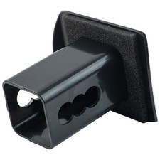 1x Trailer Tow Plastic Cap Black Blank Plug Cover For 2inch Hitch Receivers