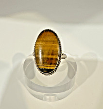 VTG Sterling Silver .925 Made in Mexico Stone Rings - see photos size 7.75