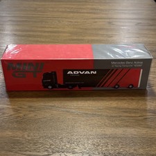 Mini Gt 164 Mercedes-benz Actros Racing Transporter Advan Mgt00741 New Sealed Mini Gt 164 Mercedes-benz Actros Racing Transporter Advan Mgt00741 New Sealed