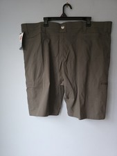 Wrangler All Terrain Cargo Shorts Men's Size 48 Gray 10" Inseam Relaxed Fit