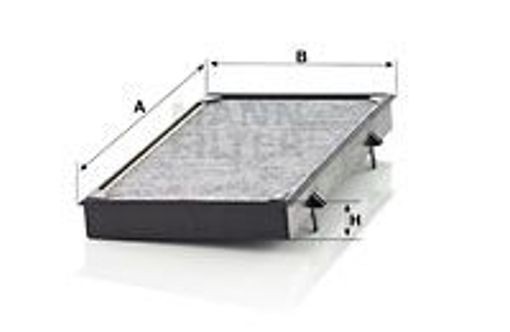 Fits MANN-FILTER CUK 3840 Filter, interior air  ⭐UK Stock⭐