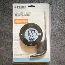 Polder Scan Rite In-Oven Meat Thermometer (40...