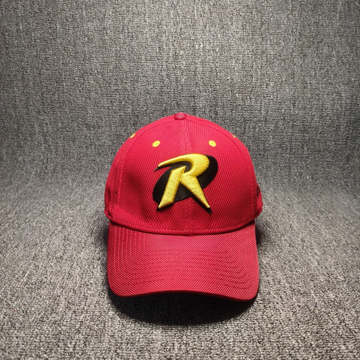 New Era DC Comics Robin Baseball Cap Hat Red Yellow Adjustable Strapback