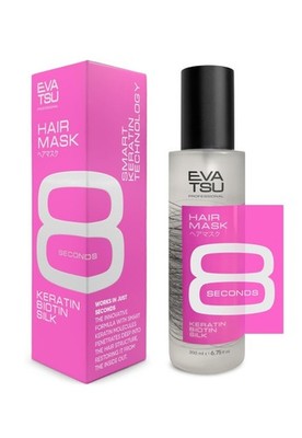 Evatsu 8-Second Hydrating Hair Mask Spray - Rinse-Out Deep Keratin Treatment