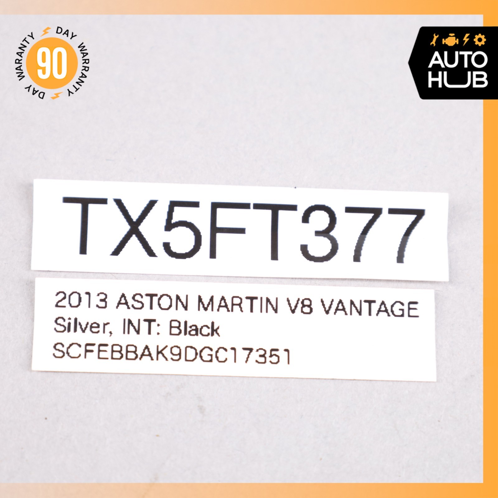 Aston Martin V8 Vantage Engine Oil Separator Hose Pipe Line 6G339B051AE OEM 26k