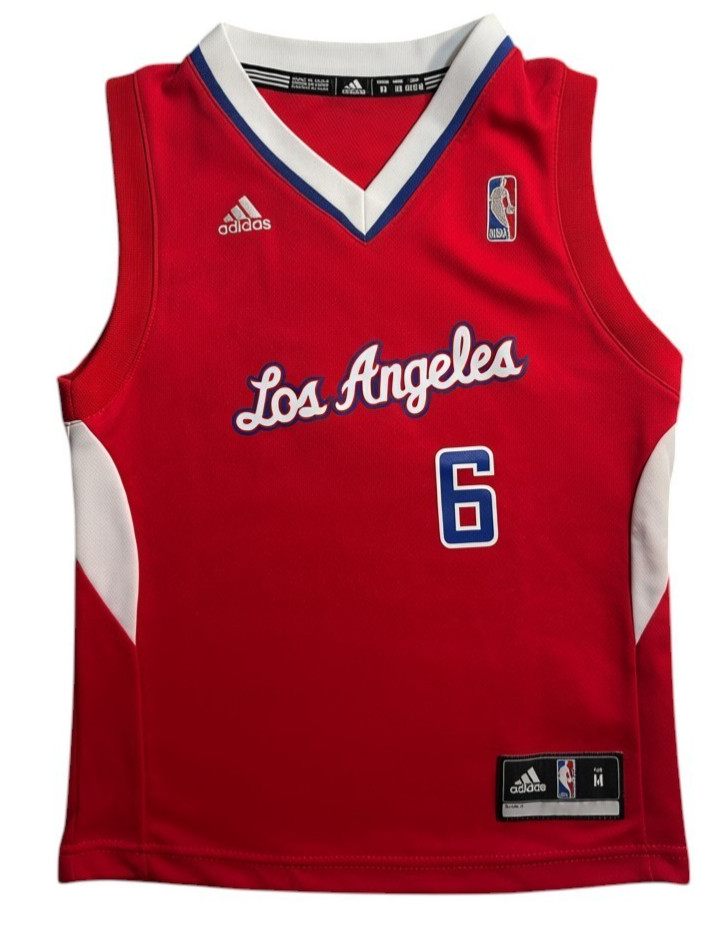 Adidas LA Clippers DeAndre Jordan #6 Youth Jersey Kids M(5/6) Red NBA NEW